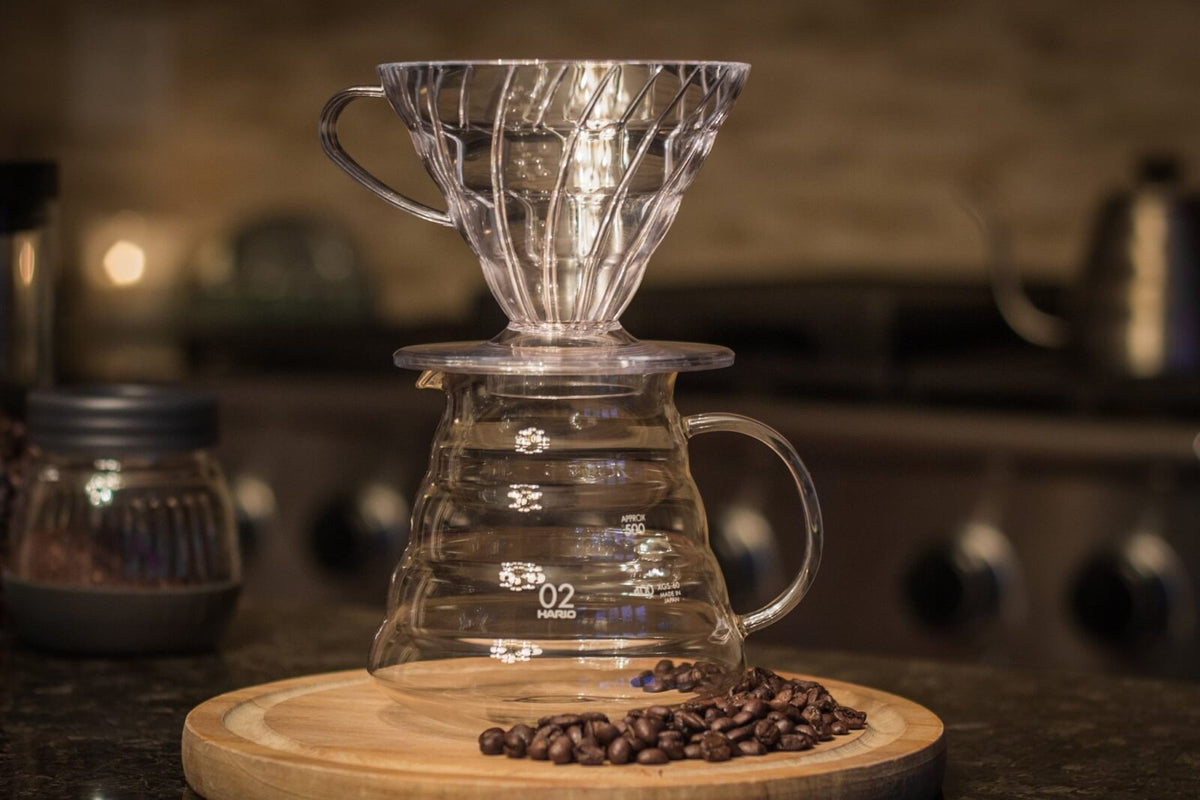 Hario V60-01 Dripper - Clear Plastic
