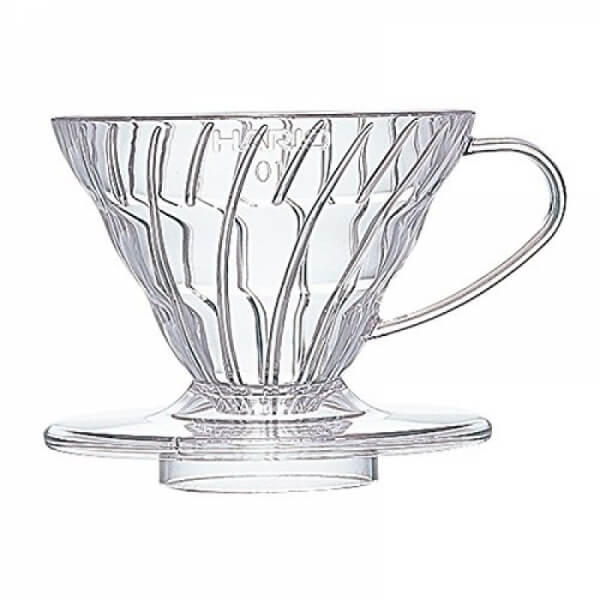 Hario V60-01 Dripper - Clear Plastic