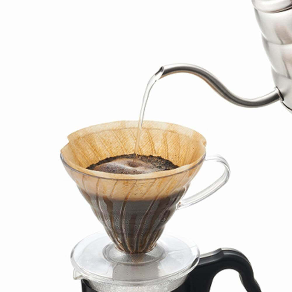 Hario V60-02 Dripper - Clear Plastic