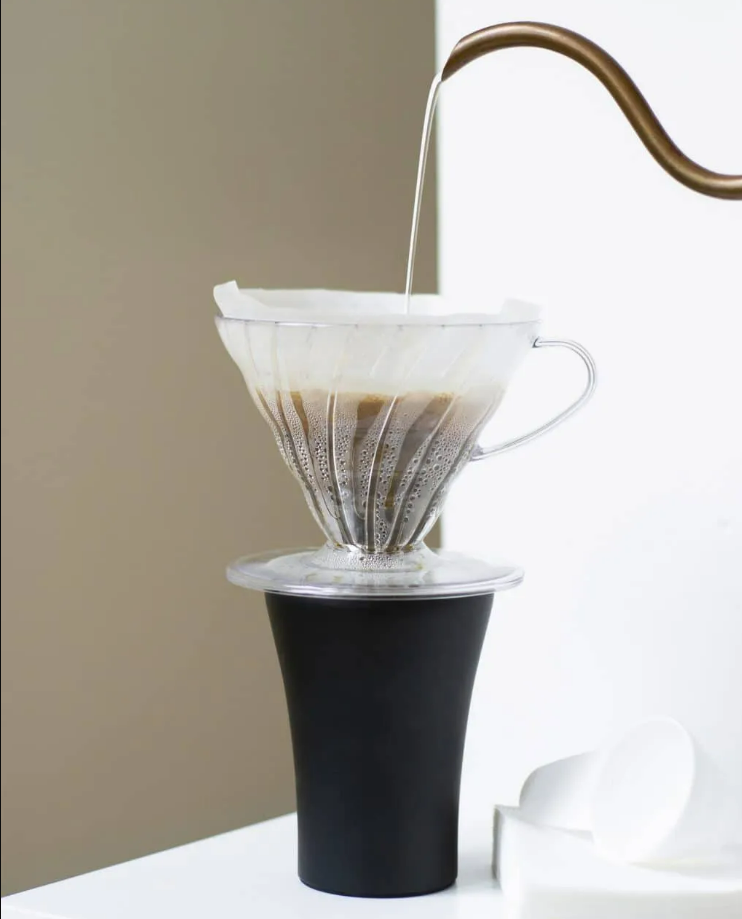 Hario V60-02 Dripper - Clear Plastic