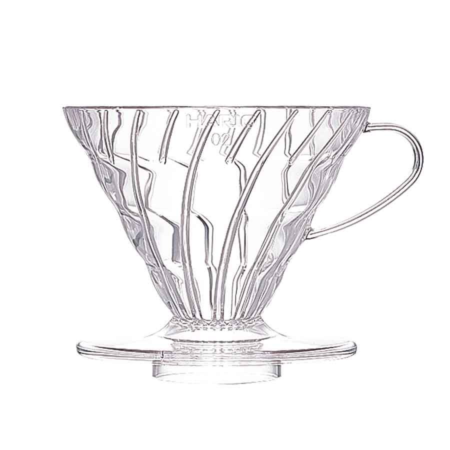 Hario V60-02 Dripper - Clear Plastic