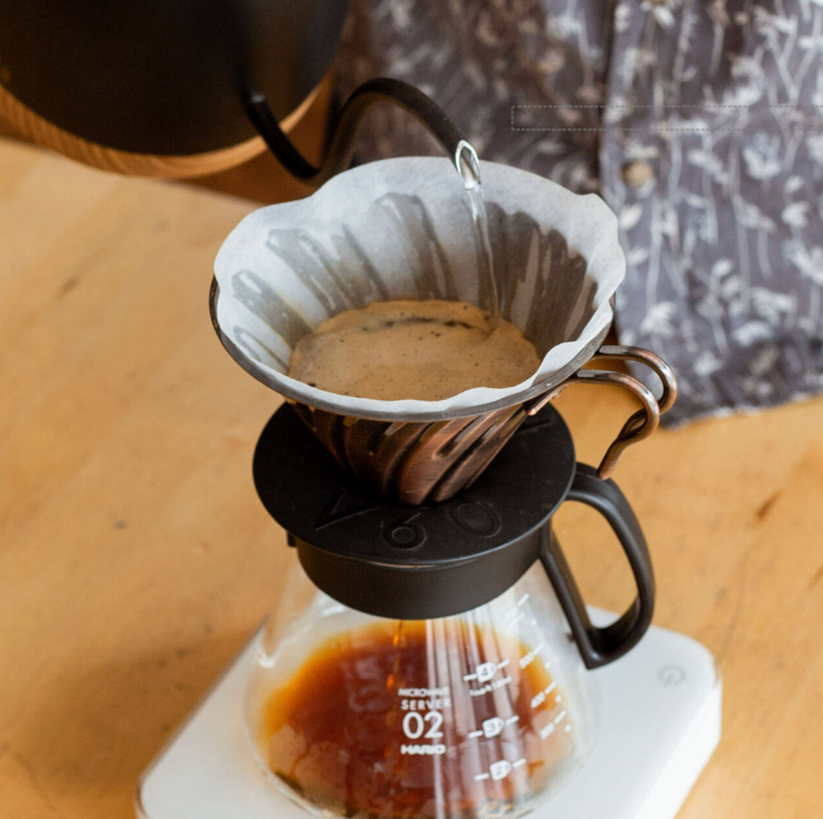 Hario V60-01 Filters - Pack of 100 (Bleached)