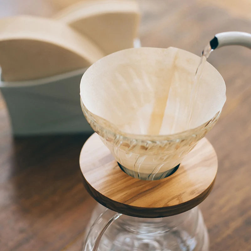 Hario V60-02 Filters — Pack of 100 (Bleached)